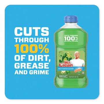 Mr. Clean® Multipurpose Cleaning Solution, 45 Oz Bottle, Gain Original Scent, 6-carton freeshipping - TVN Wholesale